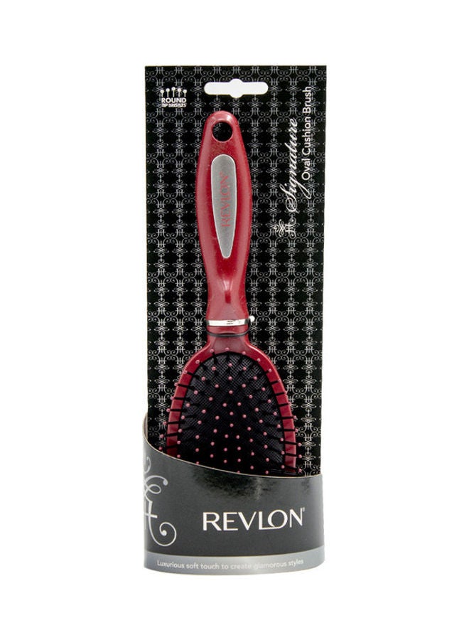 Revlon Signature Oval Cushion Brush Red/Black 0.2kg  - Image 3