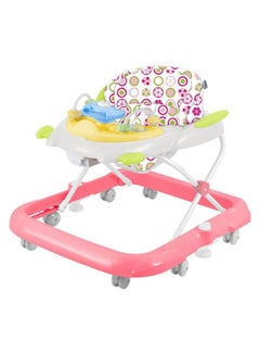 Mamalove Portable Baby Foldable Walker With Comfortable Cushioned Seat - Pink  - Image 1