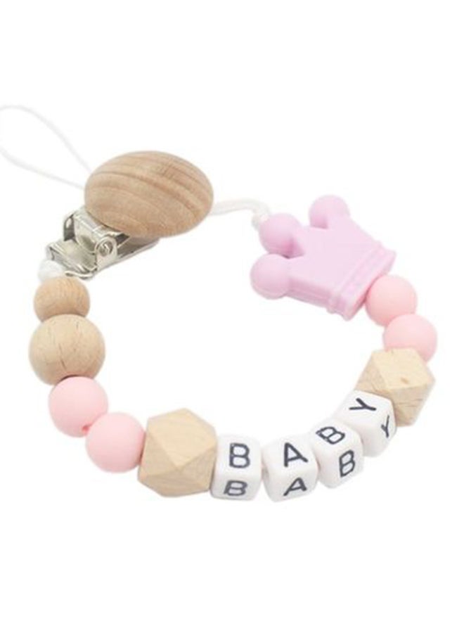 Beads Chain Rope Anti-Drop Pacifier Clip Teether Nipple Holder For Kids - Image 1