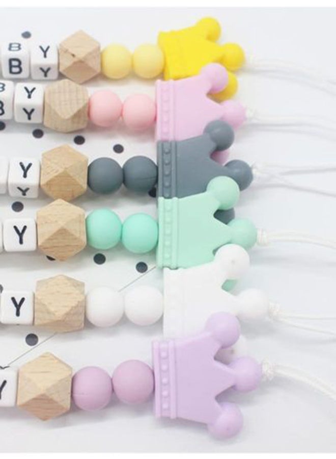 Beads Chain Rope Anti-Drop Pacifier Clip Teether Nipple Holder For Kids - Image 5