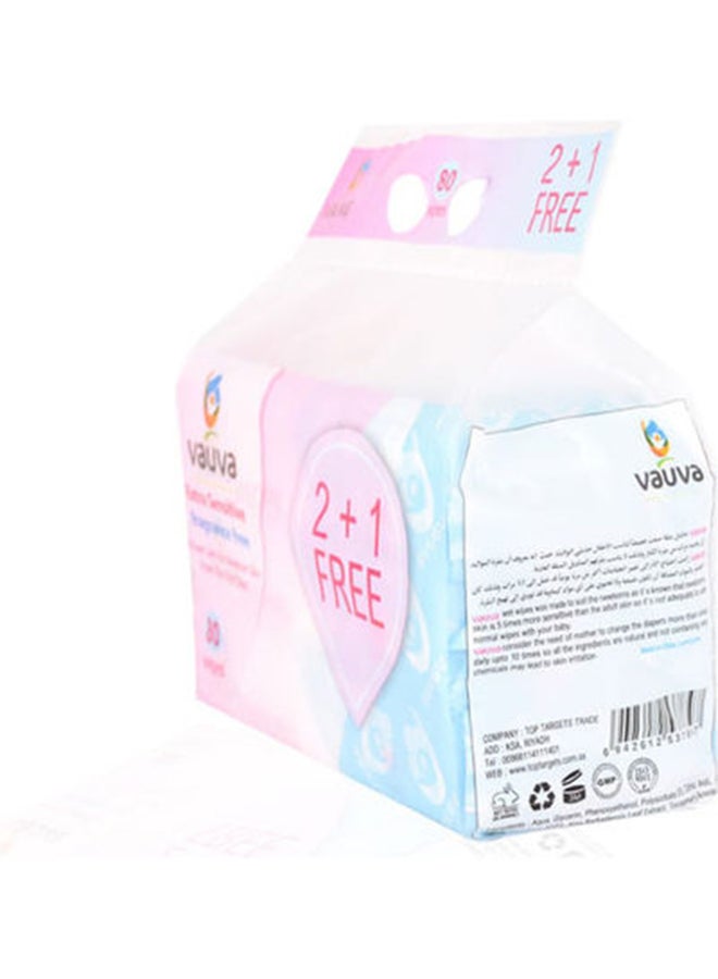 Vauva 240- Count Extra Sensitive Pure Water Baby Wipes, Hygienic Grooming Care, Hypoallergenic and Dermatologically Tested  - Image 2