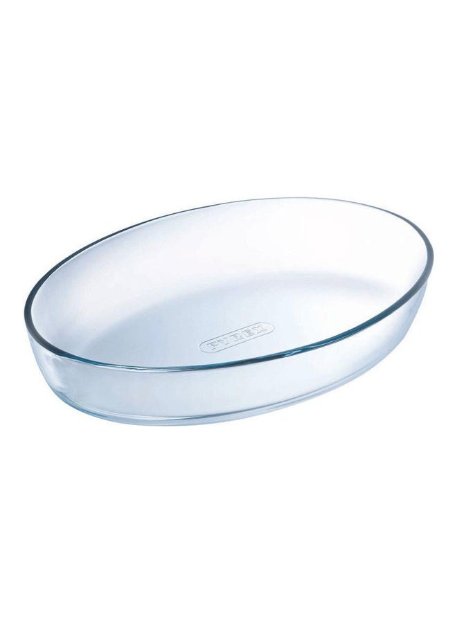 PYREX Oval Roaster Dish Clear 35x24cm - Image 2
