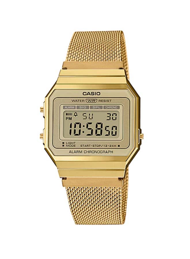 CASIO Vintage Collection Digital Wrist Watch A700WMG-9ADF Gold  - Image 1