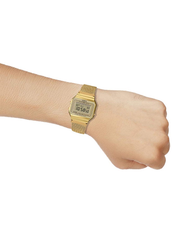 CASIO Vintage Collection Digital Wrist Watch A700WMG-9ADF Gold  - Image 5