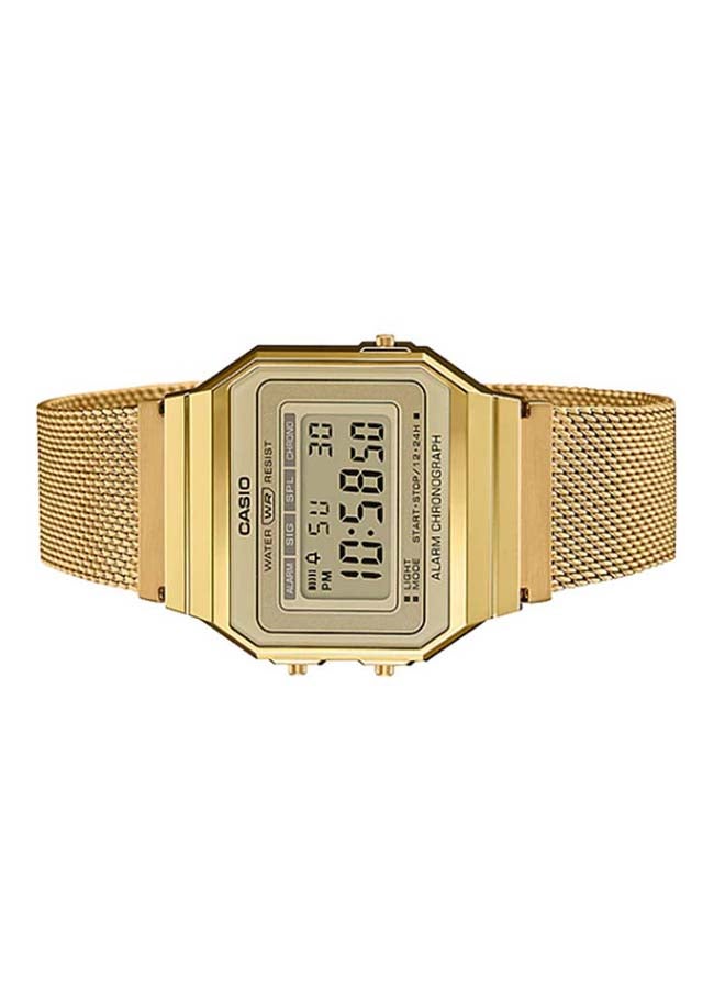 CASIO - Vintage Collection Digital Wrist Watch A700WMG-9ADF Gold - Image 1