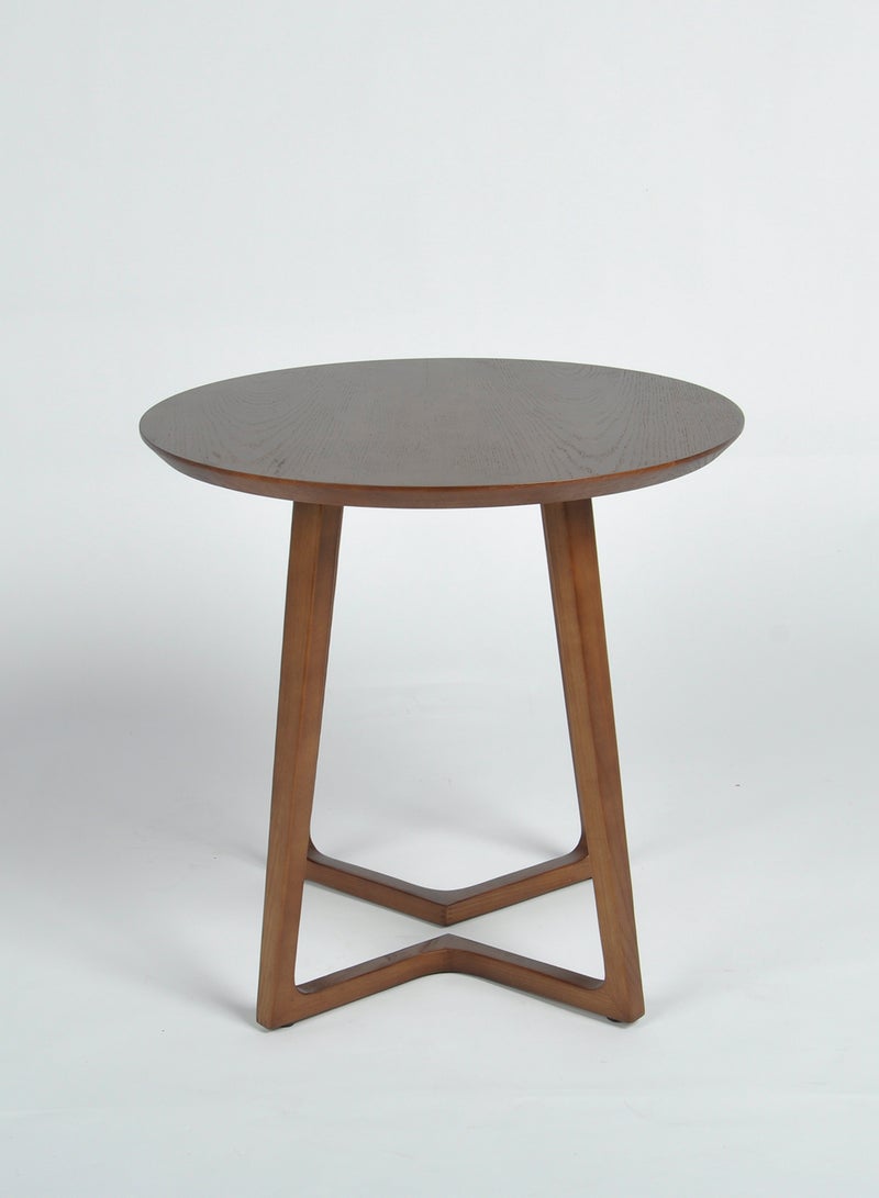 Switch - Side Table - Used Next To Sofa As Coffee Corner Walnut 58*58*55cm - Image 1