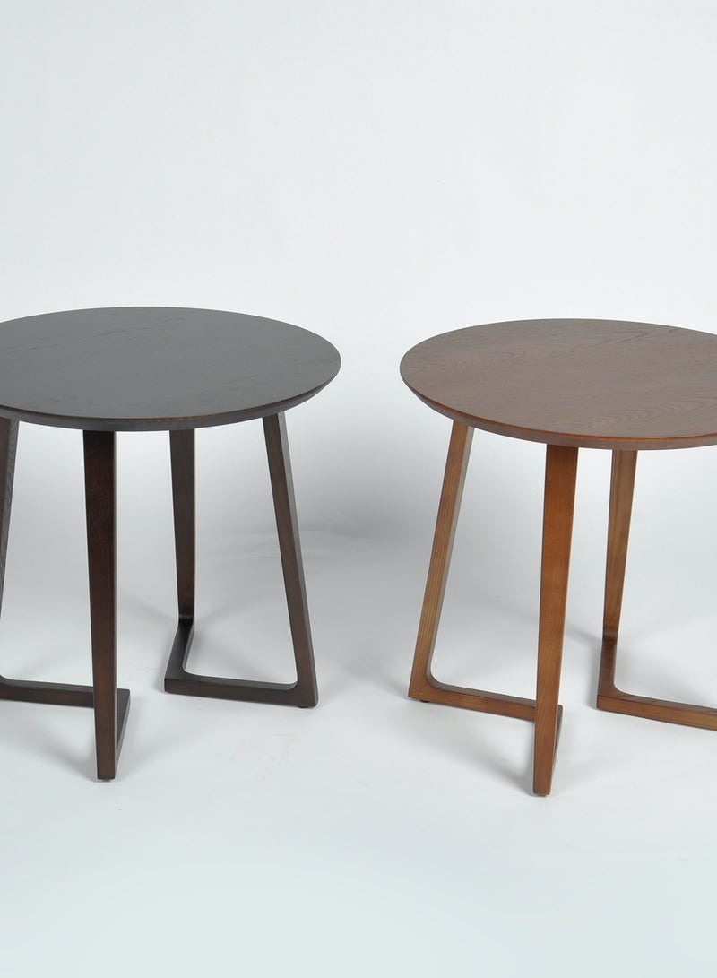 Switch - Side Table - Used Next To Sofa As Coffee Corner Walnut 58*58*55cm - Image 1