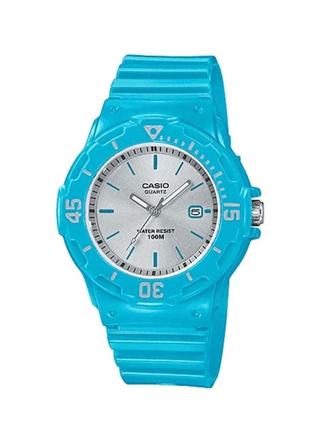 CASIO Women's Resin Analog Wrist Watch LRW-200H-2E3VDF Blue - Image 1