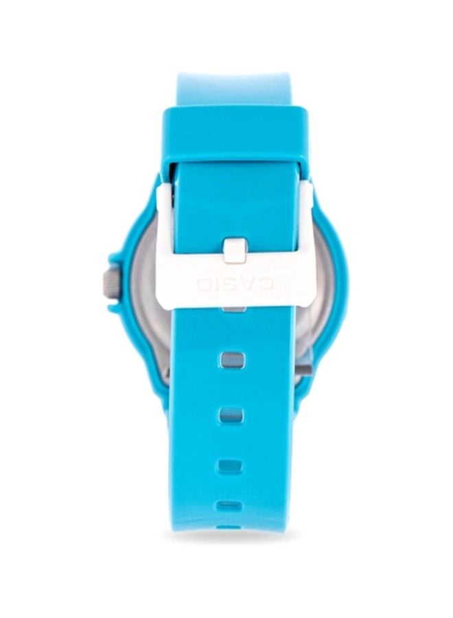 CASIO Women's Resin Analog Wrist Watch LRW-200H-2E3VDF Blue - Image 5