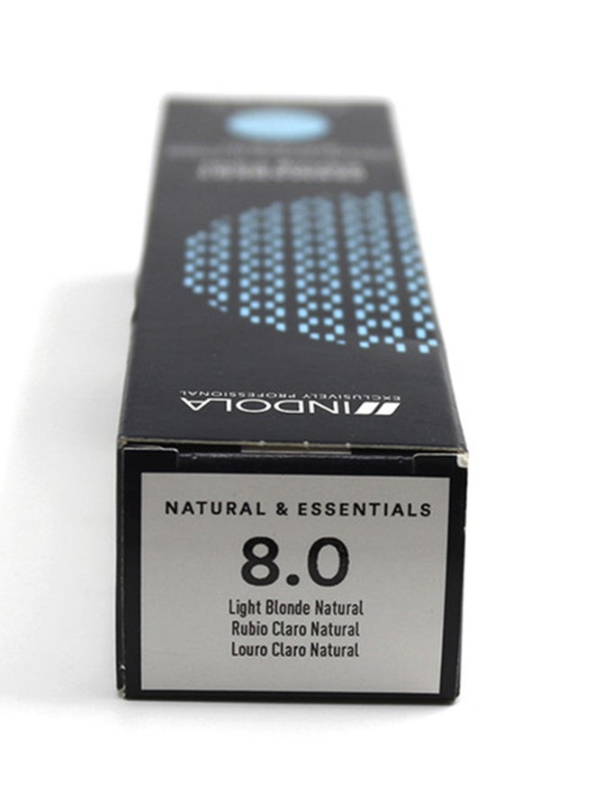 INDOLA Permanent Caring Color 8.0 Light Blonde Natural 60ml - Image 2