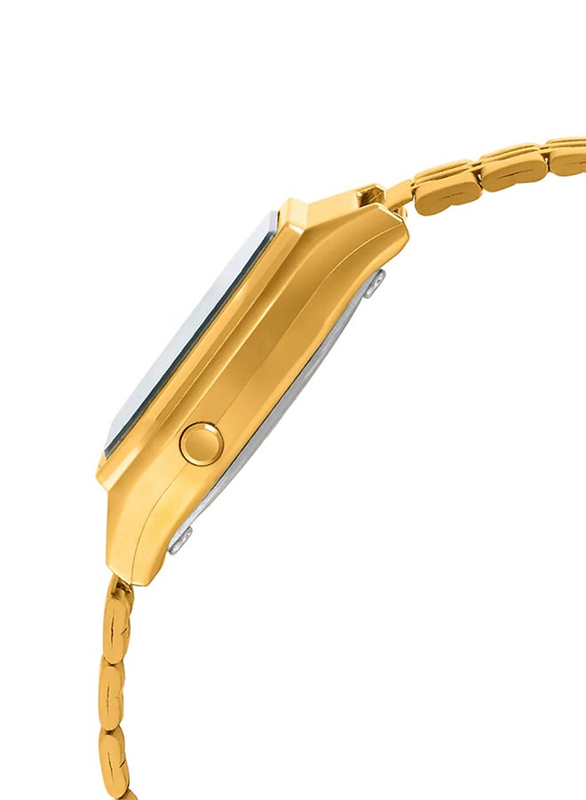 CASIO - Women's Stainless Steel Digital Watch LA680WGA-1BDFF Gold - Image 1