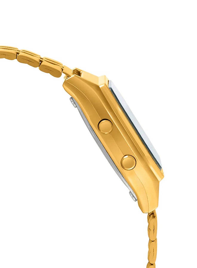 CASIO - Women's Stainless Steel Digital Watch LA680WGA-1BDFF Gold - Image 1