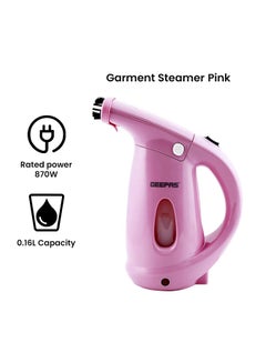 GEEPAS Electric Garment Steamer 0.16 L 870.0 W GGS9693 Pink  - Image 2