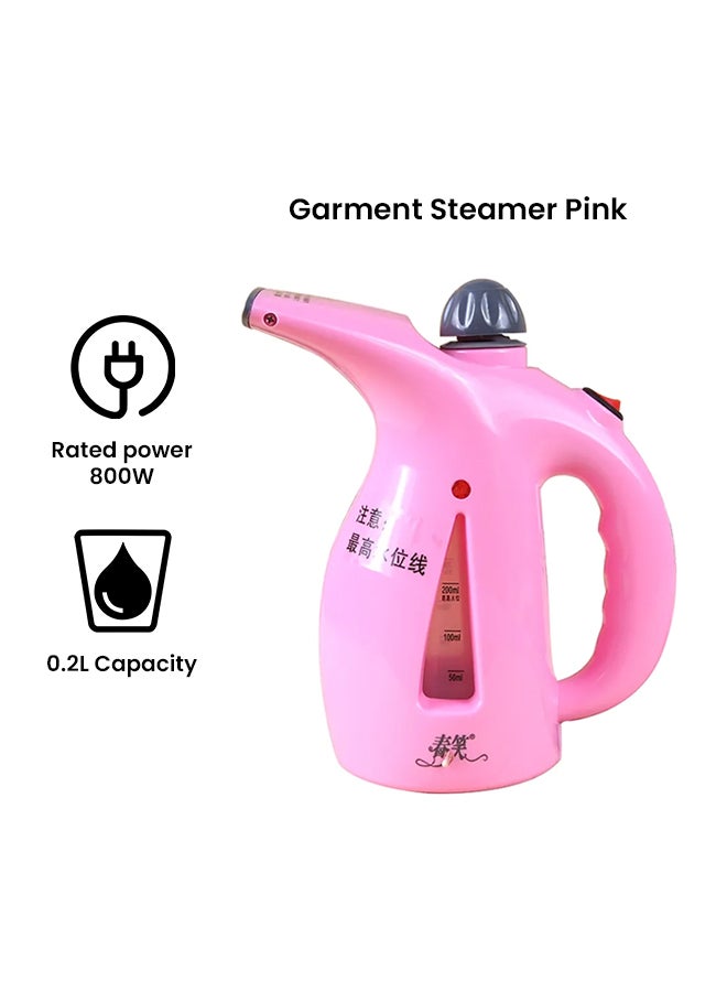 Generic 2-In-1 Mini Portable Garment Facial Ironing Steamer 0.2 L 800 W PUK5212 Pink  - Image 2