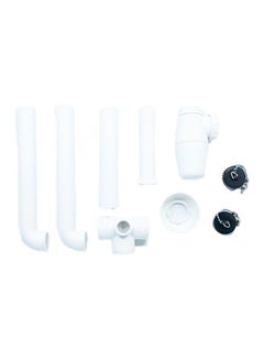 PVC Bottle Trap Double White 1.5inch