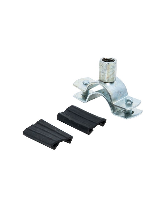 Homesmiths Rubber Clamp Silver/Black 0.5inch - Image 1