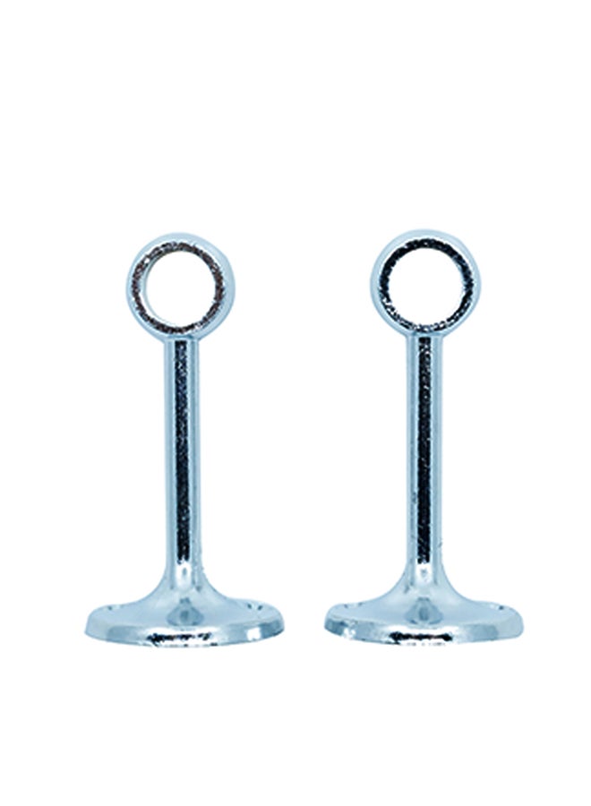 Homesmiths Open Towel Bracket Silver 0.5inch - Image 2