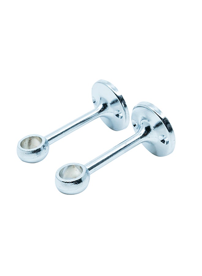 Homesmiths Open Towel Bracket Silver 0.5inch - Image 3