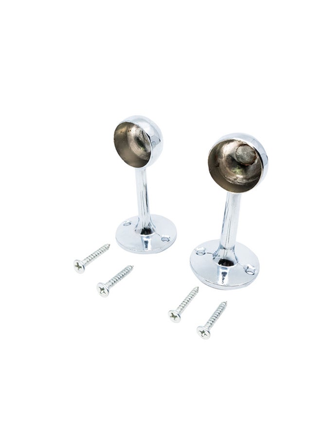 Homesmiths Side Towel Bracket Silver 1inch - Image 2