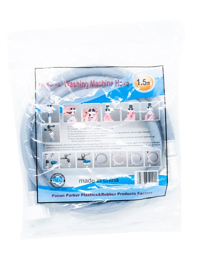 Homesmiths Washing Machine Hose Inlet Silver 1.5meter  - Image 3