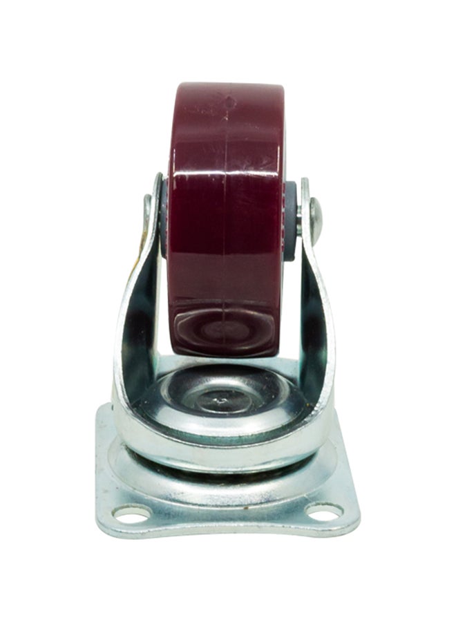 Homesmiths Caster Wheel Type Red/Silver 2.5inch - Image 3
