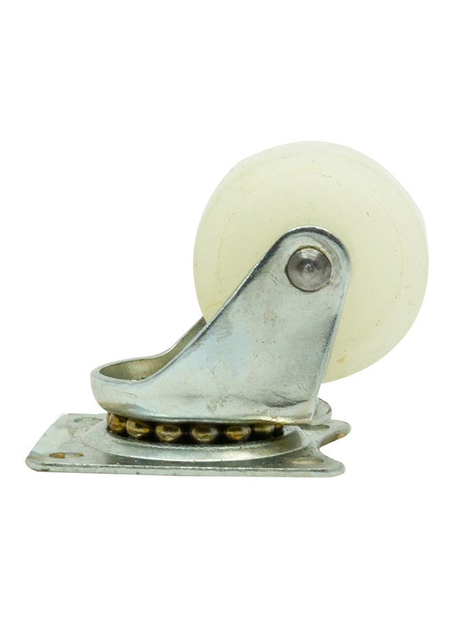 Homesmiths Nylon Caster Wheel Silver 1.25inch - Image 2