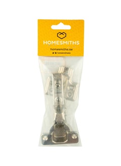 Homesmiths Cab Hinges Inset Silver 4x2.5inch  - Image 1