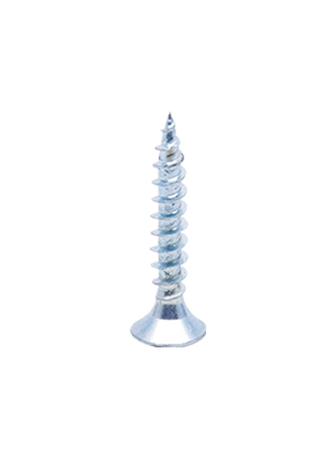 Homesmiths Chipboard Screw Silver 4 x2cm - Image 1