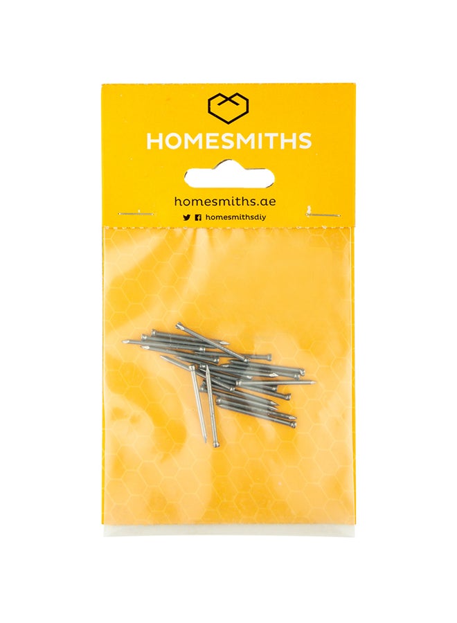 Homesmiths Finishing Nails Silver 1.5inch - Image 1
