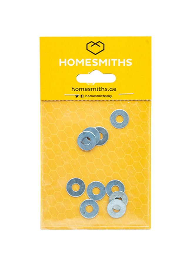 Homesmiths G.I Flat Washer Silver 6mm - Image 1
