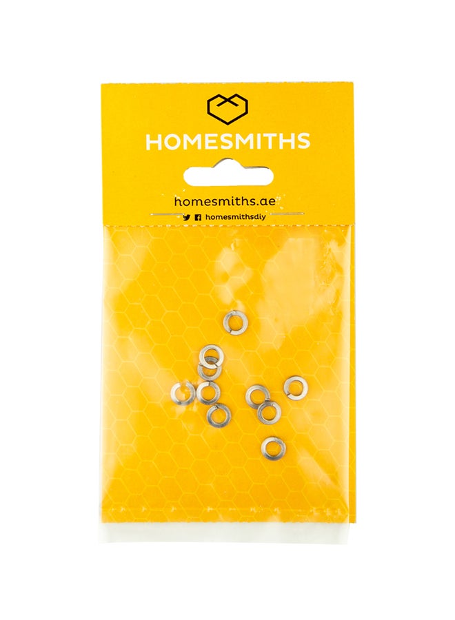 Homesmiths G.I Spring Washer Silver 4mm - Image 1