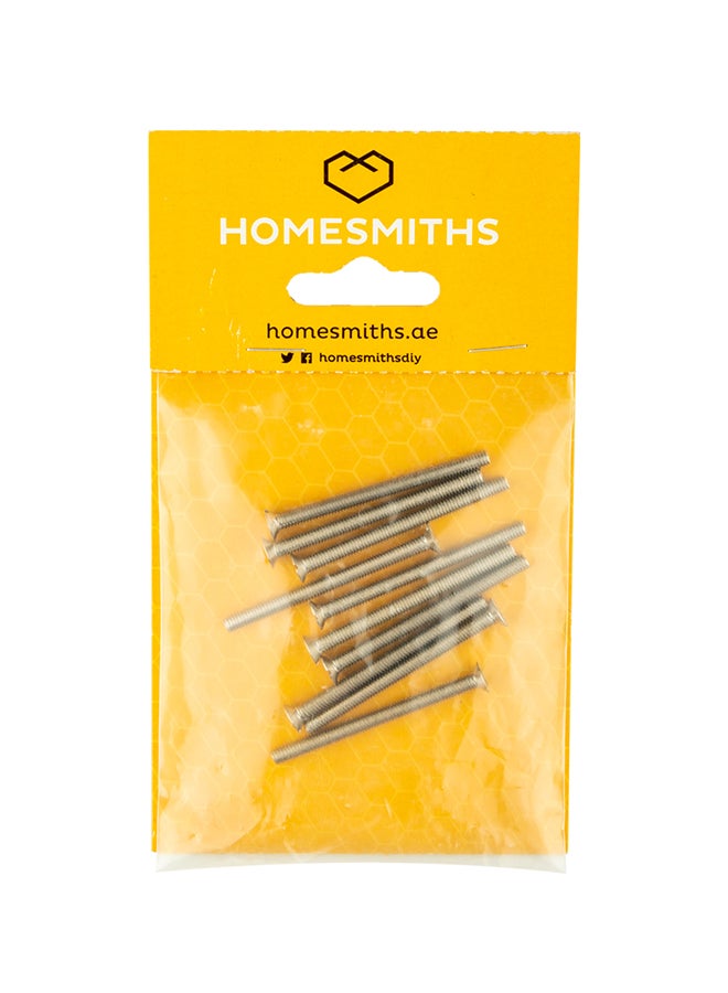 Homesmiths Machine Screw 2BA Silver 2inch - Image 1