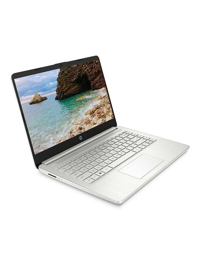 HP 14-dq2055wm Laptop With 14-Inch Display, Core i3 1115G4 Processer/4GB RAM/256GB SSD/Intel UHD Graphics English/Arabic Silver - Image 2