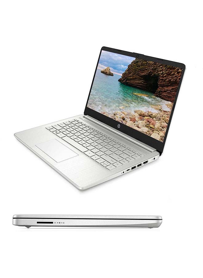HP 14-dq2055wm Laptop With 14-Inch Display, Core i3 1115G4 Processer/4GB RAM/256GB SSD/Intel UHD Graphics English/Arabic Silver - Image 3