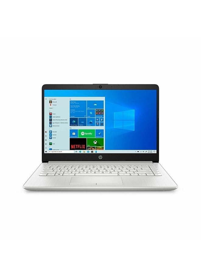 HP 14-dk1032 (Upgraded Version) Laptop With 14-Inch Full HD Display,AMD Ryzen 3 3250U Processer/128GB SSD/4GB RAM/Intel UHD Graphics/Windows 10S /International Version English/Arabic Silver  - Image 2
