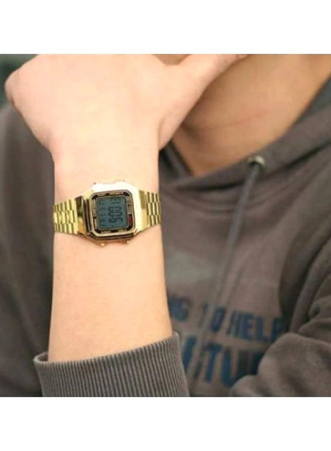 كاسيو ساعة رقمية مضادة للماء طراز A178WGA-1ADF للرجال - Image 2