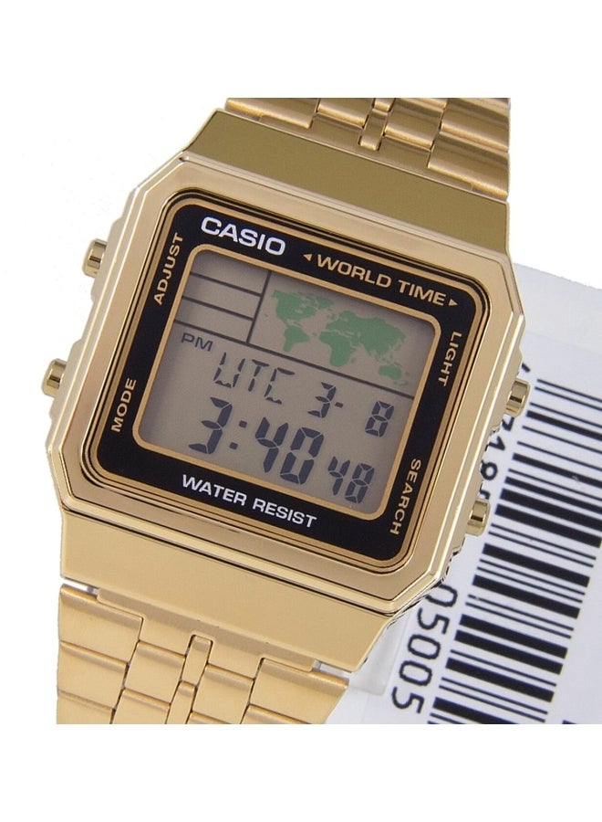 CASIO Men's Vintage Water Resistant Digital Watch A500WGA-1DF - Image 5