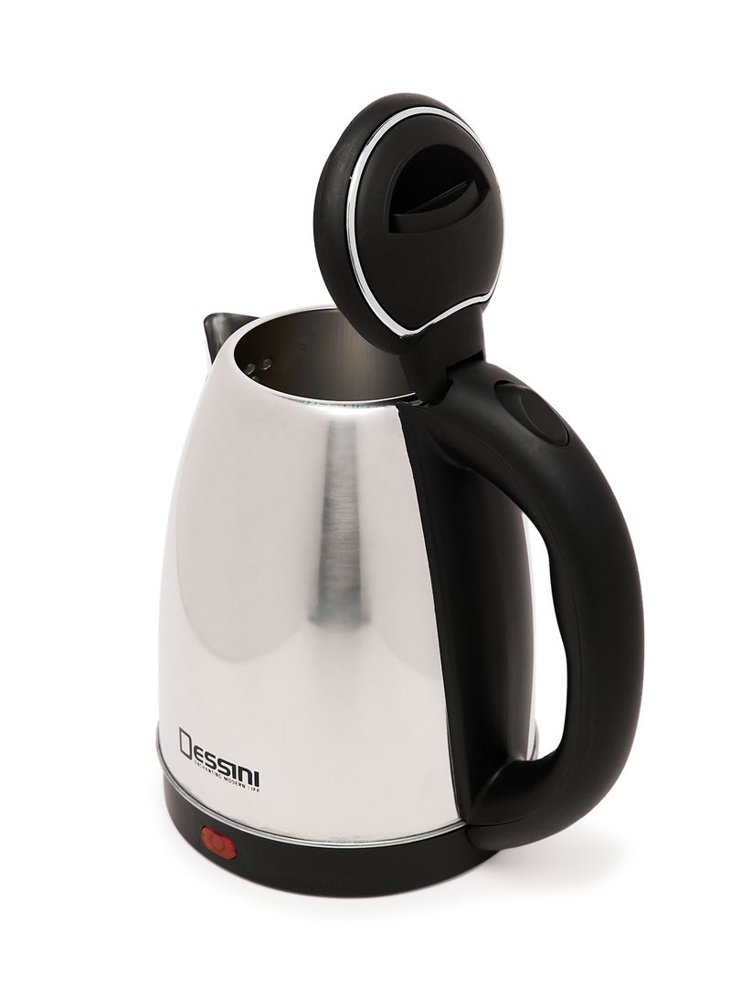 ديسيني غلاية كهربائية من الستانلس ستيل 1500 W 888 أسود/ فضي - Image 4