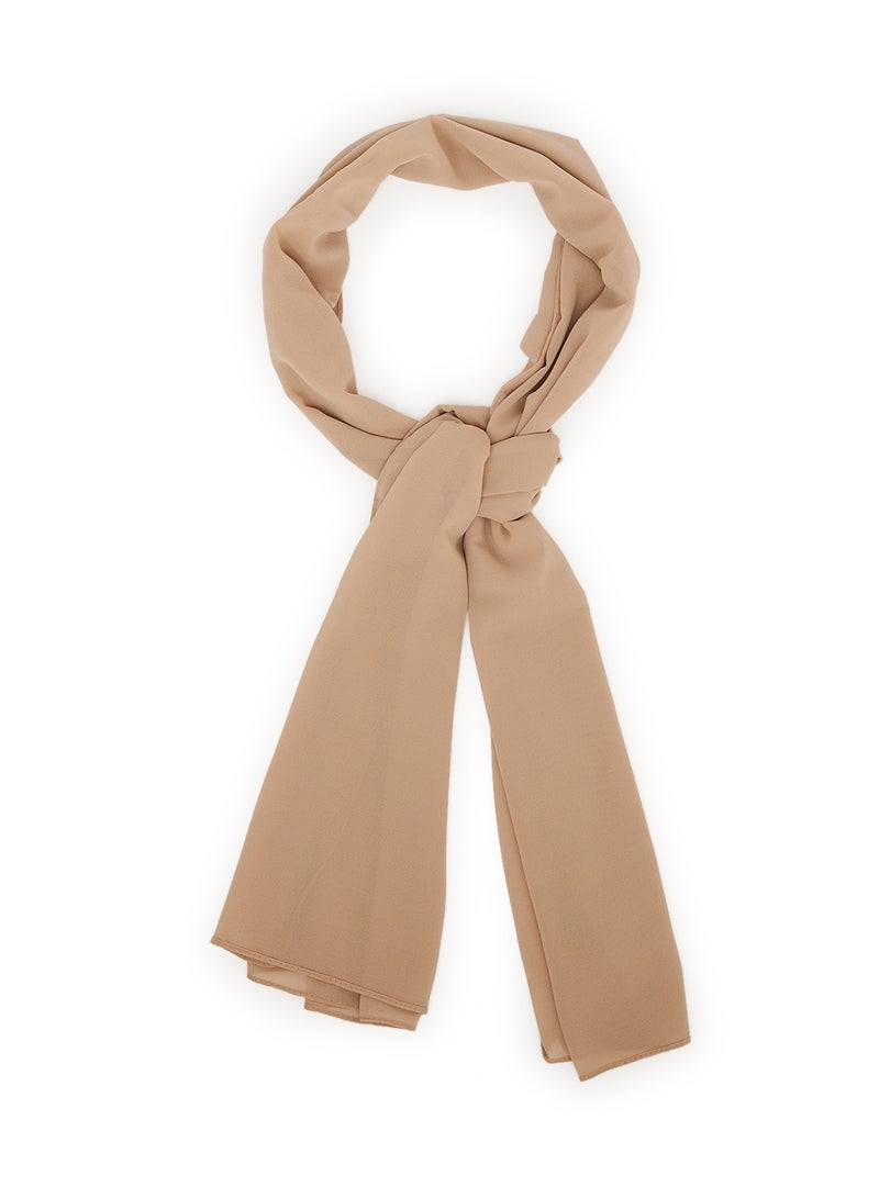 روش Plain Hijab Scarf Mud  - Image 1