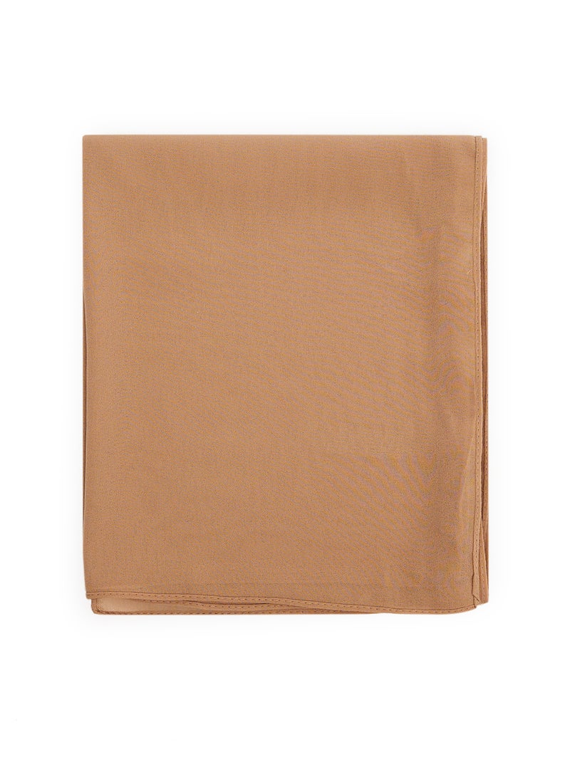 روش Plain Hijab Scarf Mud  - Image 3