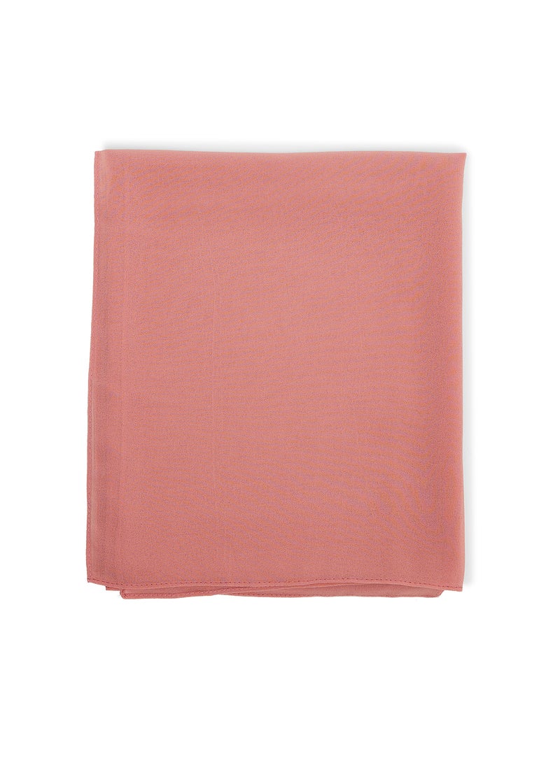 روش Plain Hijab Scarf Rose Pink  - Image 3