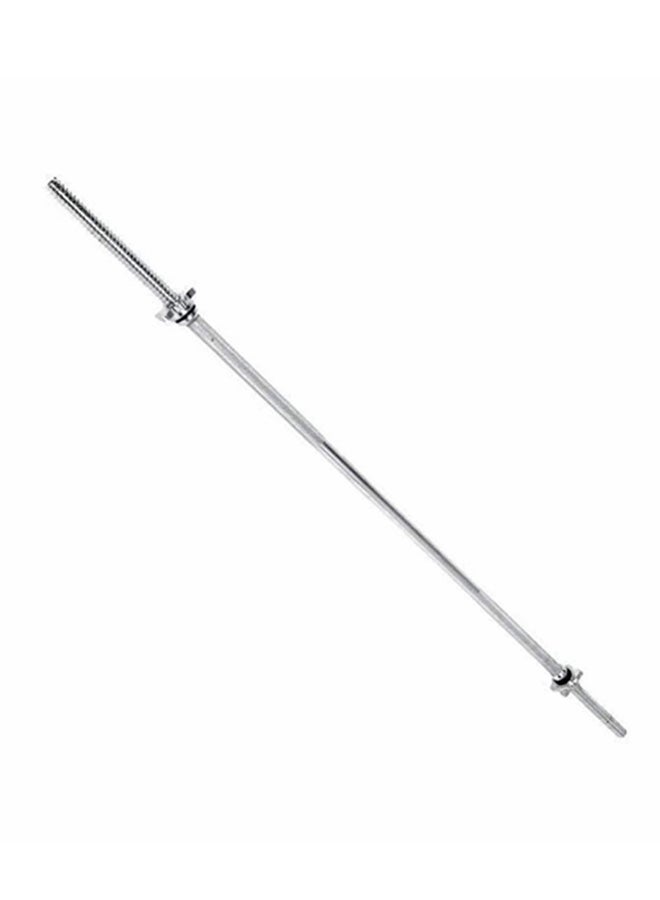 Generic Professional Straight Barbell Bar With Spin Lock 47inch 47inch  - Image 3