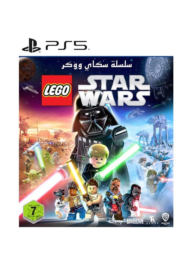 WB Games Lego Star Wars The Skywalker Saga Standard Edition (English/Arabic)-UAE Version - Adventure - PlayStation 5 (PS5) 