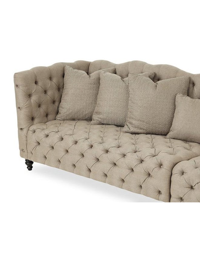 هومس آر أس أريكة توربو لأربعة أفراد بني 340x95x98سم - Image 4