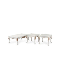 3-Piece Laiyan Coffee Table Set White - v1645087888/N33419708A_2