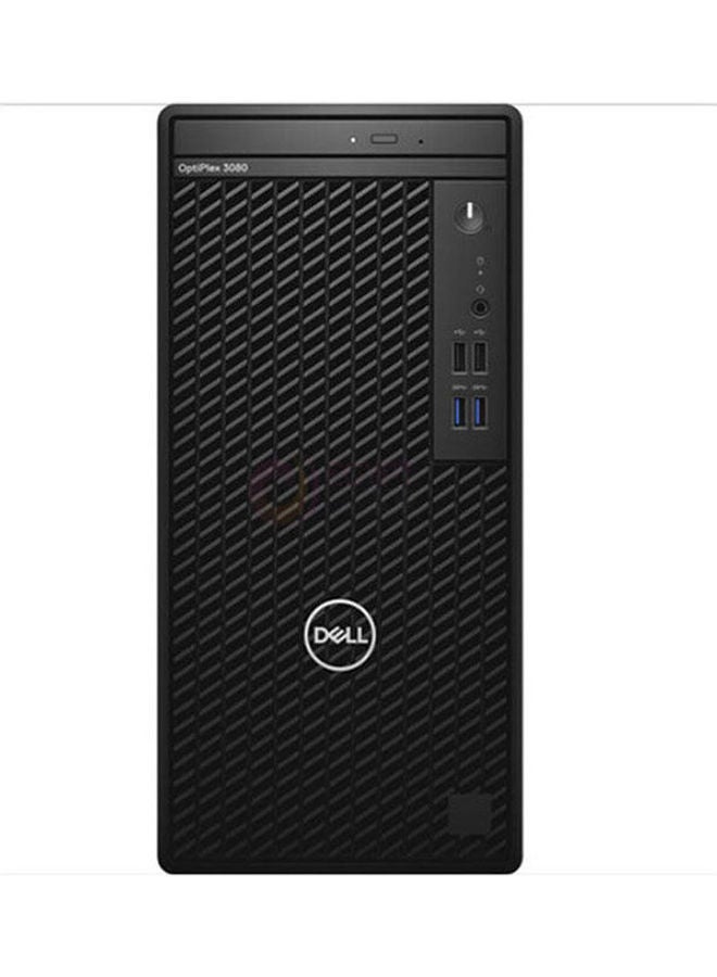 ديل - Optiplex 3080 Tower PC With Core I3 Processor 4GB Ram 1TB HDD Intel UHD Graphics 630 Dos With 20 inch HD LED Monitor + Electric Easy Ups Bvs 800VA Black - Image 1
