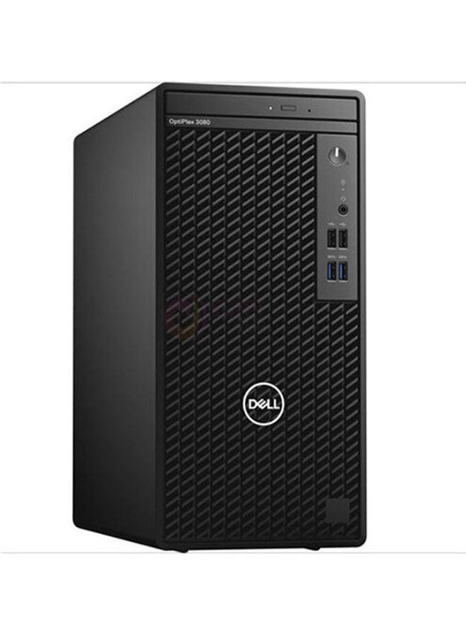 ديل - Optiplex 3080 Tower PC With Core I3 Processor 4GB Ram 1TB HDD Intel UHD Graphics 630 Dos With 20 inch HD LED Monitor + Electric Easy Ups Bvs 800VA Black - Image 1