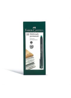 FABER-CASTELL Multimark Permanent Marker Black/Green  - Image 1