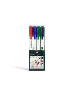 4-Piece Whiteboard Marker Set Multicolour