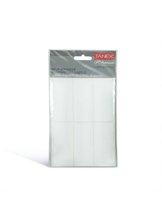 TANEX 60 Pieces- All Purpose Label White - Image 1